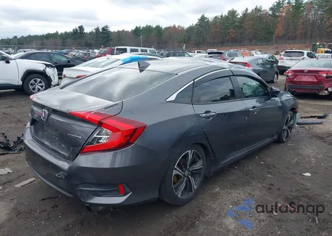 2018 Honda Civic Touring from USA, damaged, VIN JHMFC1F93JX009554